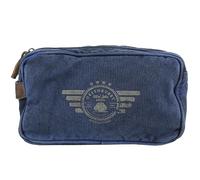 Greenburry Vintage Aviator Kulturbeutel 26 cm blue (5895-27)