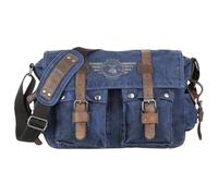 Greenburry Vintage Aviator Messenger 42 cm blue (5898-27) blau