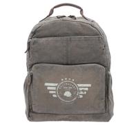 Greenburry Vintage Aviator Rucksack 43 cm Laptopfach oliv