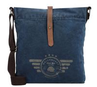 Greenburry Umhängetasche Vintage Aviator 5894 Shoulderbag Blue Edition Blue (6.1 Liter) Blau