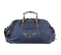 Greenburry Vintage Aviator Weekender Reisetasche 65 cm blue (5899-27) blau