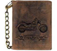 Greenburry Vintage Bike Geldbörse Leder 10 cm braun