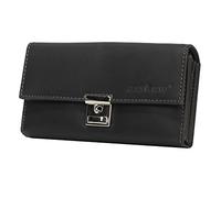 Greenburry Vintage Kellnerbörse Leder 18 cm black