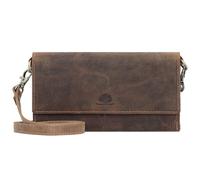 Greenburry Umhängetasche Vintage 1552A Lady Wallet Bag RFID Sattelbraun (0.8 Liter) Braun