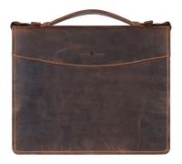 GREENBURRY Vintage Conference Folder Brown