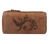 Greenburry Vintage Damen Geldbörse Braun 19x2,5x10cm