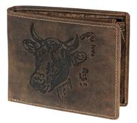 Greenburry Vintage Geldbörse Leder 12,5 cm braun