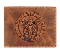 Greenburry Geldbörse Vintage 1705 Sternzeichen Zwilling (0.4 Liter) Braun