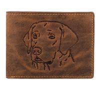 Greenburry Vintage Geldbörse Leder 12 cm braun