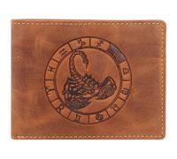 Greenburry Vintage Geldbörse Leder 12 cm braun