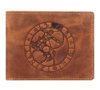 Greenburry Vintage Geldbörse Leder 12 cm braun