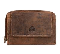 Greenburry Geldbörse Vintage 1670 RV-Kombibörse Sattelbraun (0.5 Liter) Braun