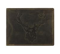 Greenburry Vintage Geldbörse Leder 13 cm braun