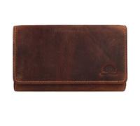 Greenburry Vintage Geldbörse Leder 17 cm braun
