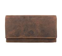 Greenburry Vintage Geldbörse Leder 18,5 cm braun