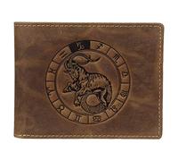 Greenburry Vintage Geldbörse Querformat Leder 12 cm mit Klappfach