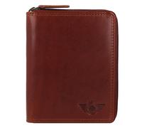 Greenburry Vintage Geldbörse RFID Schutz Leder 12.5 cm braun