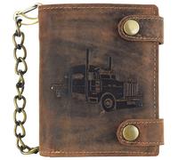 Greenburry Vintage Geldbörse VIII Leder 10 cm braun