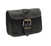 Greenburry Vintage Gürtelbörse Leder Gürteltasche grün | 14 x 10 x 3,5 cm