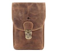 Greenburry Gürteltasche Vintage 1754 Gürteltasche hoch Sattelbraun Braun