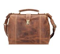 Greenburry Vintage Handtasche Leder 32 cm brown (1584-25)
