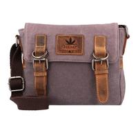 Greenburry Vintage Hemp Umhängetasche 22 cm mit Dehnfalte lila