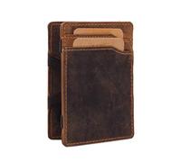 Greenburry Vintage Kreditkartenetui Leder 7 cm braun (GB-1608-25)