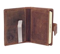 Greenburry Vintage Herren Minibörse Geldbörse Braun Brown 10,5x8x1 cm