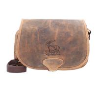 Greenburry Vintage Hunting Bag Umhängetasche Leder 30 cm brown