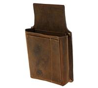 Greenburry Kellnertasche 1786A 25, antikbraun, Echt Rindsleder, für Kellnerbörsen bis 25 x 12 cm