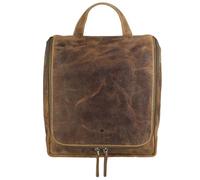 Greenburry Vintage Kulturbeutel Leder 22 cm brown