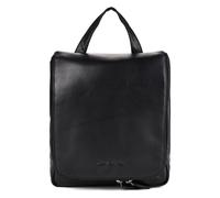 Greenburry Vintage Kulturbeutel Leder 25 cm schwarz