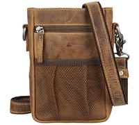 Greenburry Vintage Leder Leckerli-Umhängetasche Leckerlibeutel Futterbeutel 1562-25