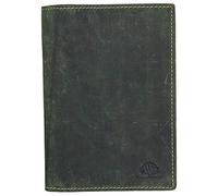 Greenburry Vintage Leder Ausweismappe Jagdschein Etui 328B, Farbe:Olive