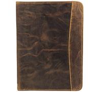 Greenburry Ringmappe Vintage Leder 26 cm Braun