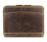 Greenburry Dokumappe Vintage Manager 1721B Leder Braun