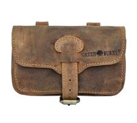 Greenburry Vintage Military Gürteltasche Leder 16 cm save brown Herren