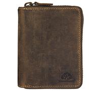 Greenburry Geldbörse Vintage RV-Kombibörse Sattelbraun Braun