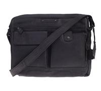 Greenburry Vintage Revival Shopper Schwarz Lehrertasche 25x30x10cm Messenger große Tasche