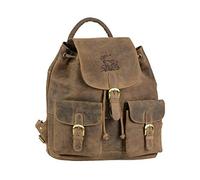 Greenburry Vintage Rucksack Leder 40 cm brown (1711-Stag-3)