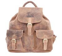 Greenburry Vintage Rucksack Leder 40 cm brown (1711-Stag-3)