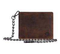GREENBURRY Vintage Save Wallet With Chain Brown