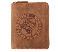 Greenburry Vintage Sternzeichen Geldbörse Leder 10 cm schuetze (821A-schuetze)