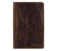 Greenburry Federtasche »Vintage«, Stifteetui, Schüleretui, 1 Fach mit Klappe, 17 Stiftschlaufen, Antikleder