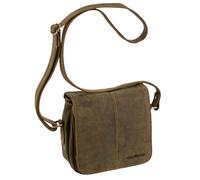 Greenburry Umhängetasche Vintage 1724GB-25 Leder 20 cm Braun