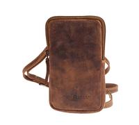 Greenburry Vintage Umhängetasche Leder 11 cm brown (1593-25)