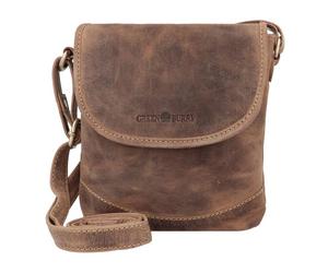 Greenburry Vintage Umhängetasche II Leder 17 cm braun