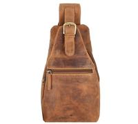 Greenburry Bodybag Vintage 1558 Bodybag Sattelbraun (5.3 Liter) Braun