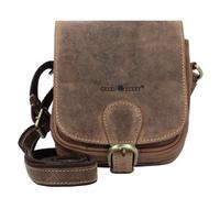 Greenburry Vintage Umhängetasche Leder 16 cm brown