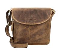 Greenburry Vintage Umhängetasche Leder 20 cm brown (1727GB-25)